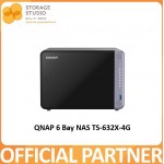 QNAP TS-632X-4G 6 Bay Tower NAS. Singapore Local Warranty 2 Years